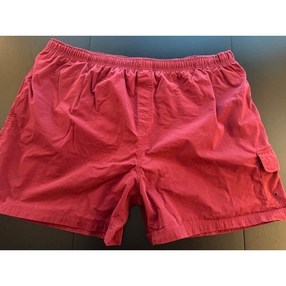 Big Dog‎ Swim Trunks Mens 4X Red Mesh-Lined Built-In Briefs Surf Board Short